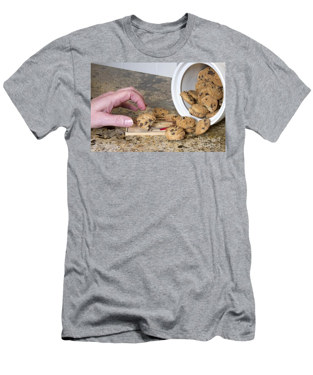 Mousetrap T-Shirt featuring the photograph Temptation trap by Karen Foley