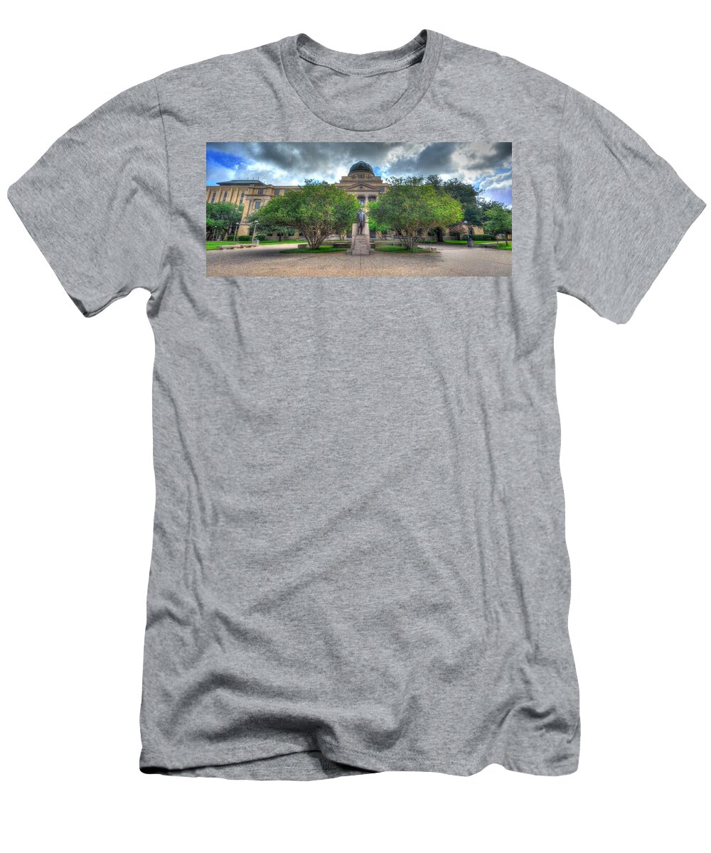 Academic Building T-Shirt featuring the photograph The Academic Building by David Morefield