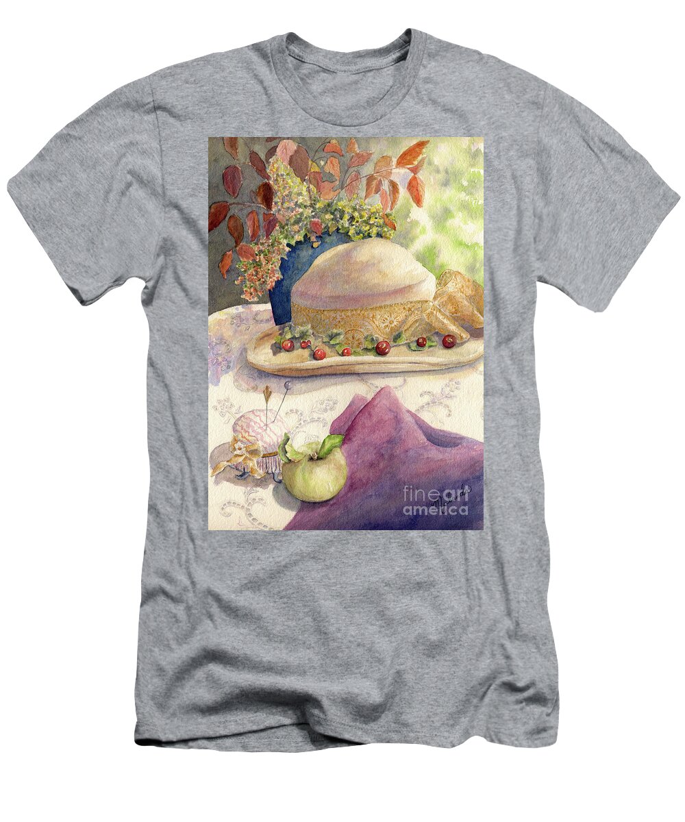 Nostalgic T-Shirt featuring the painting The Dressing Table by Malanda Warner