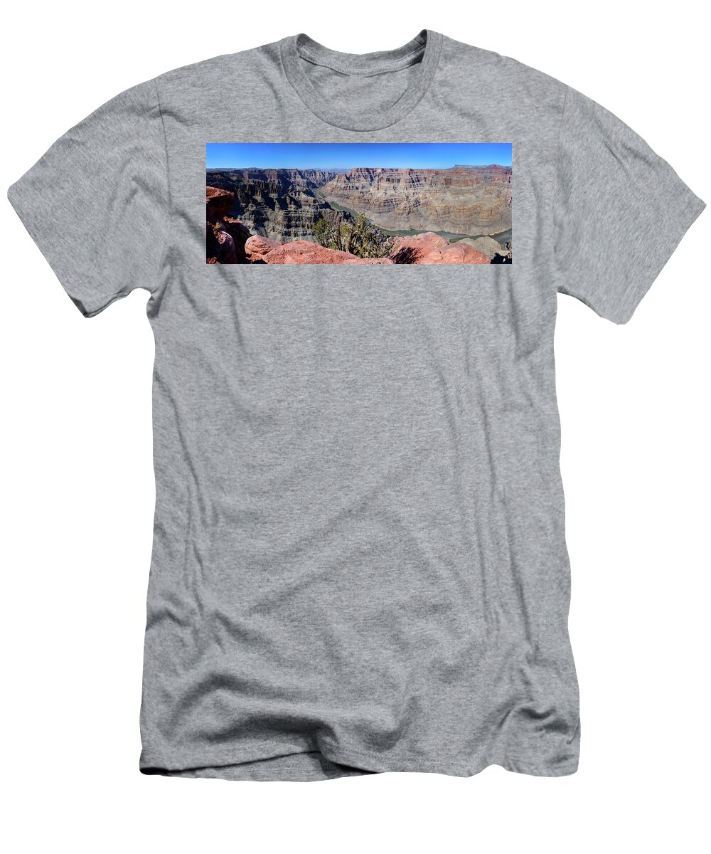 Grand Canyon T-Shirt featuring the photograph The Grand Canyon Panorama by Andy Myatt
