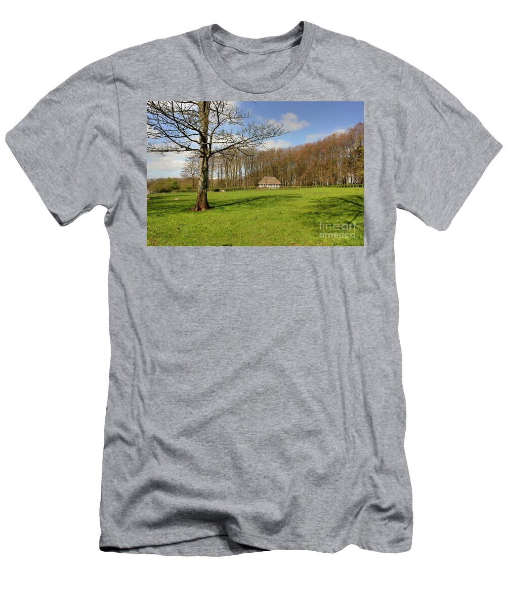 Grounds T-Shirt featuring the photograph The Grounds of St Fagans by Vicki Spindler