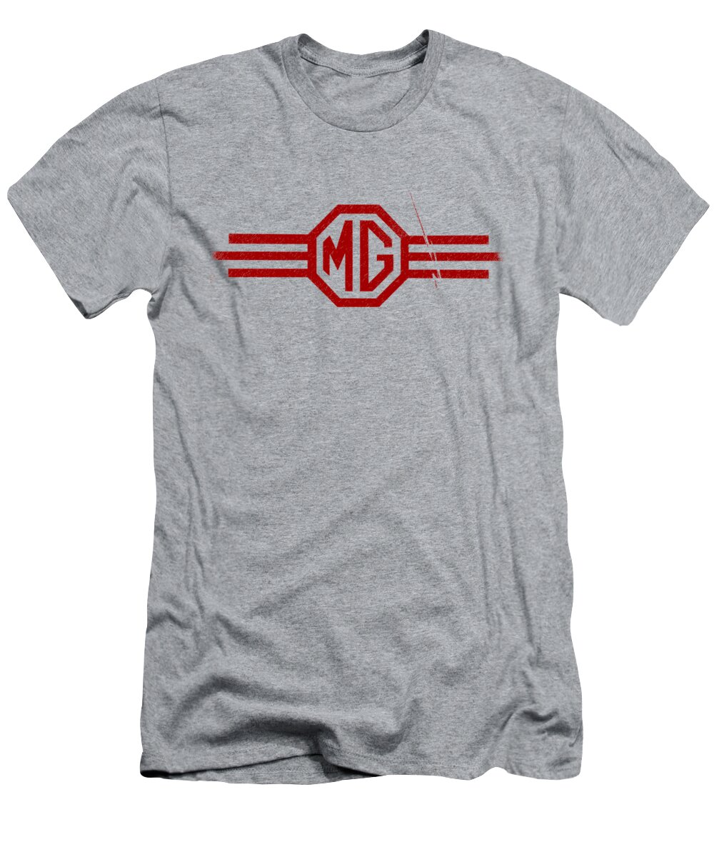 Mg T-Shirt featuring the photograph The MG Sign by Mark Rogan