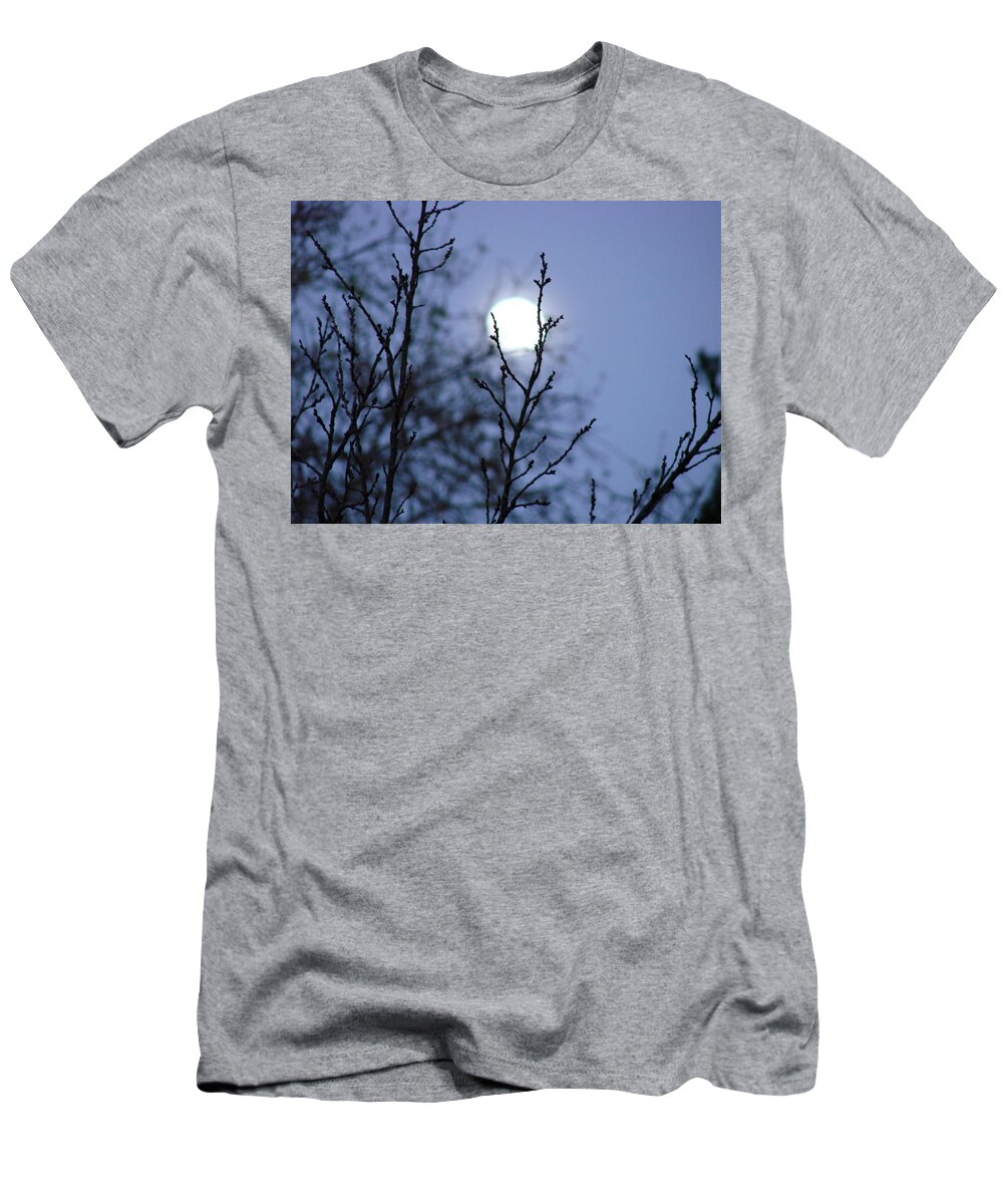 Moon T-Shirt featuring the photograph The Moon by Liz Vernand