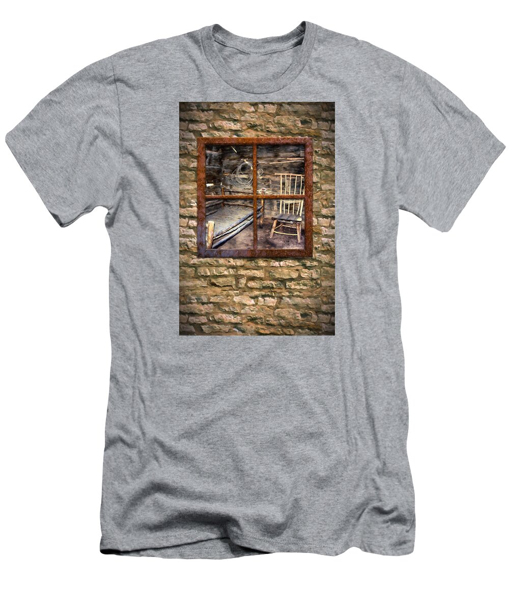 Pueblo T-Shirt featuring the digital art The Old Pueblo by John Haldane