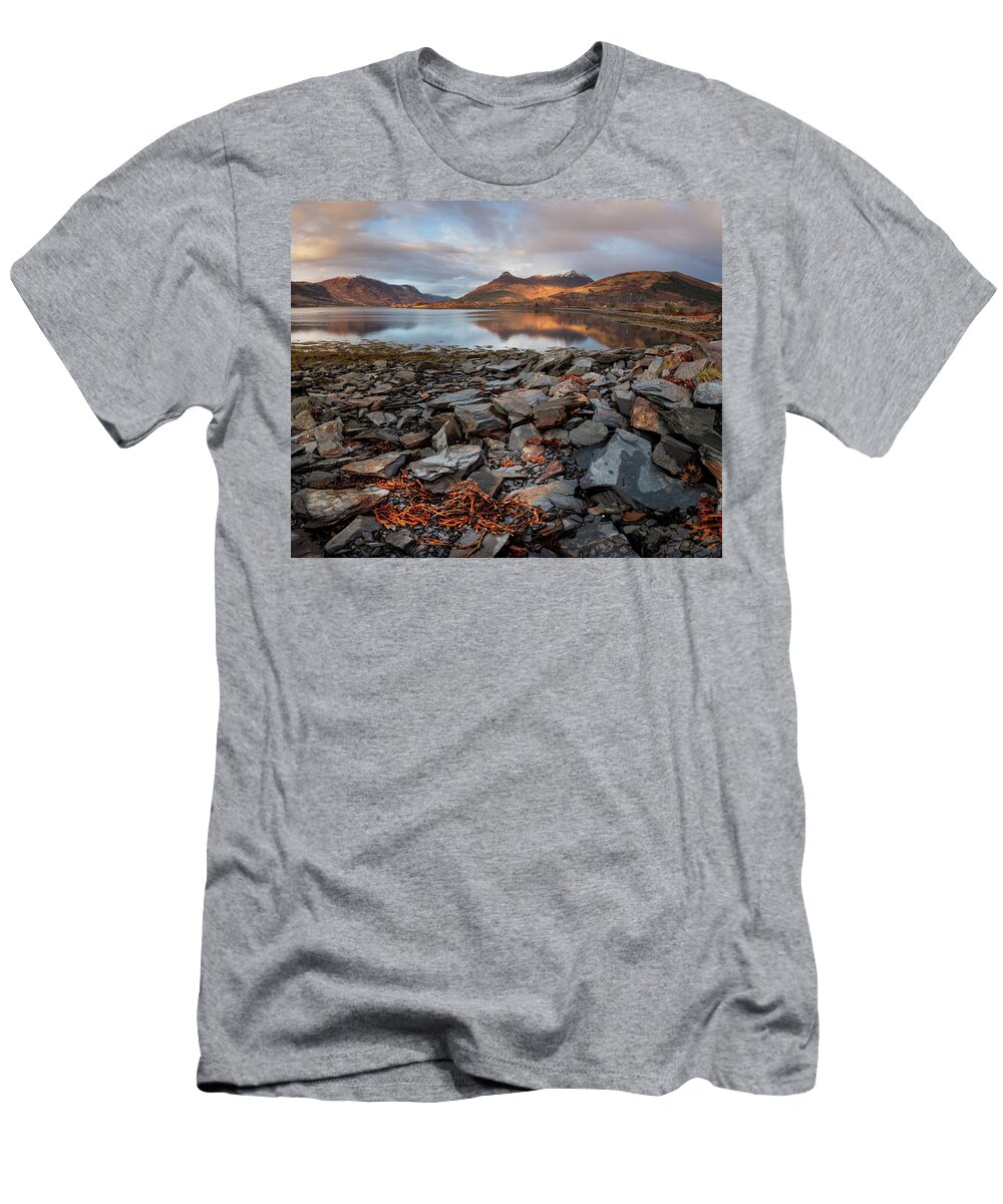 Pap Of Glencoe T-Shirt featuring the photograph The Pap Of Glencoe, Loch Leven, Panorama by Anita Nicholson