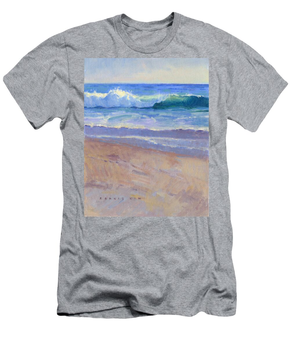 California T-Shirt featuring the painting The Healing Pacific by Konnie Kim