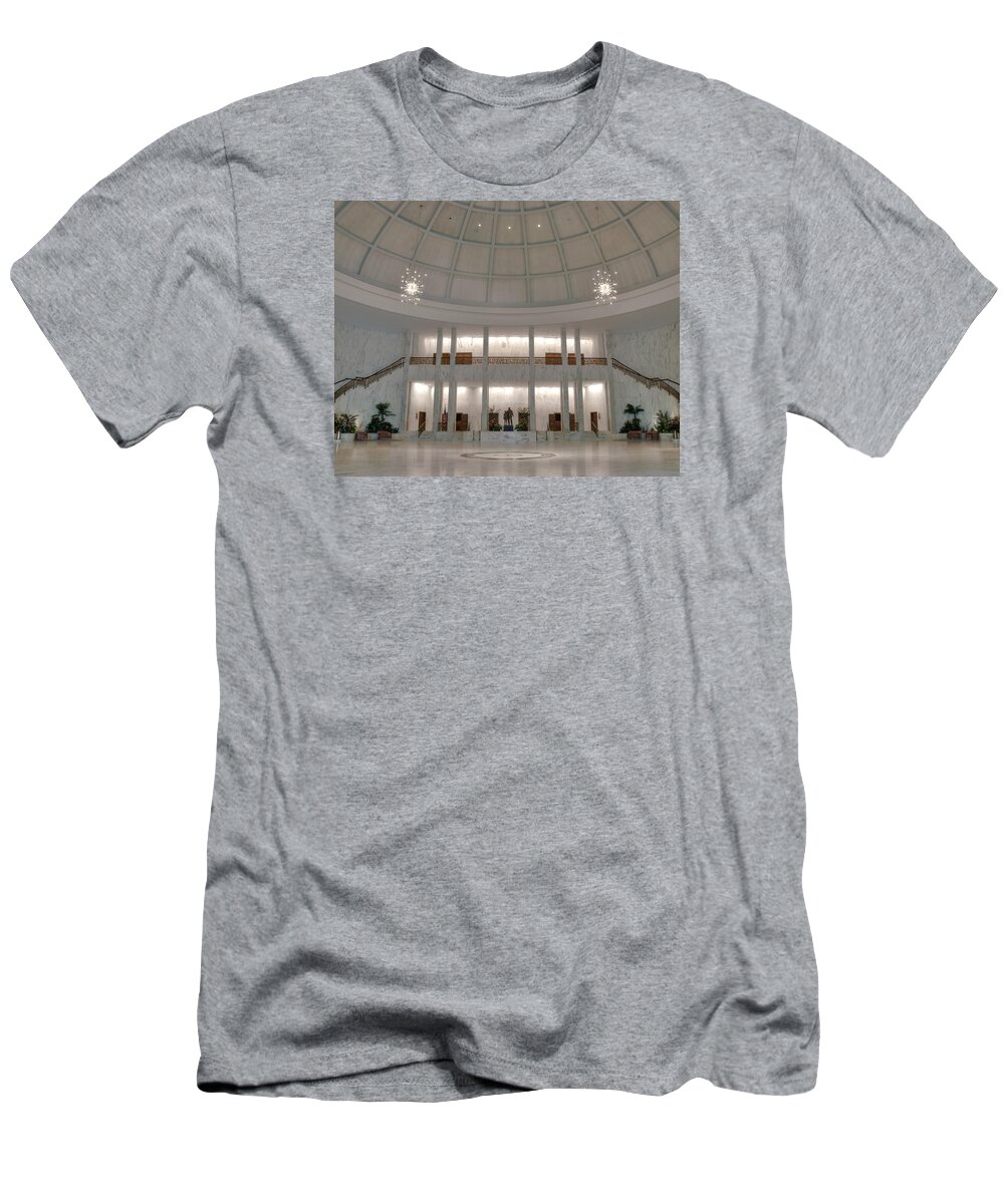 Campus T-Shirt featuring the photograph The Rotunda 8 x 10 crop by Mark Dodd