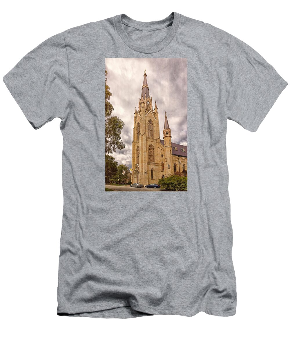 Architecture T-Shirt featuring the photograph The Soul of the Campus by John M Bailey