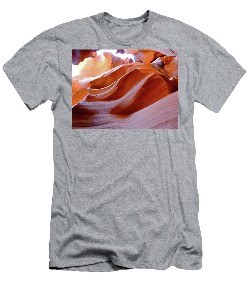 Antelope Canyon T-Shirt featuring the photograph The Wave by Patricia Haynes