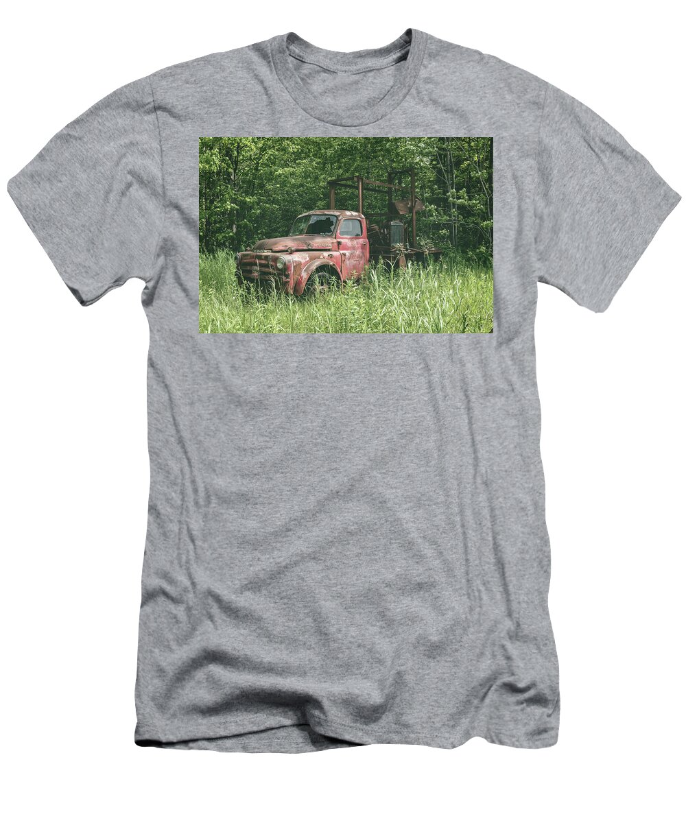 Truck T-Shirt featuring the photograph They call me Rusty by Steve L'Italien