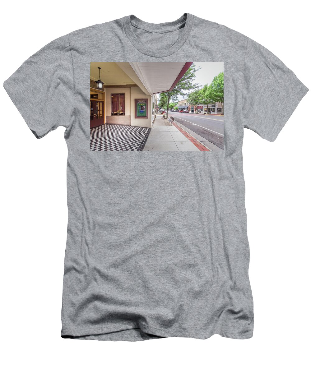 Theatre T-Shirt featuring the photograph Ticket Window by Jim Love