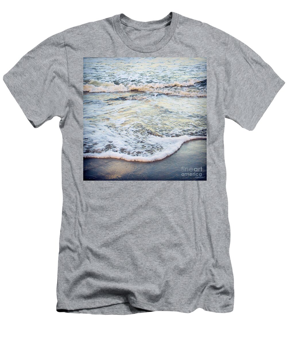Beach T-Shirt featuring the photograph Tide Rad Lomo by Linda Olsen