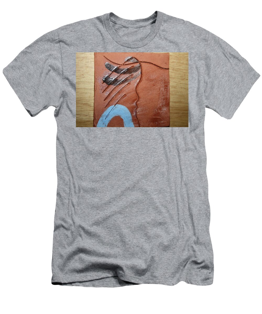 Jesus T-Shirt featuring the ceramic art Timid - Tile by Gloria Ssali