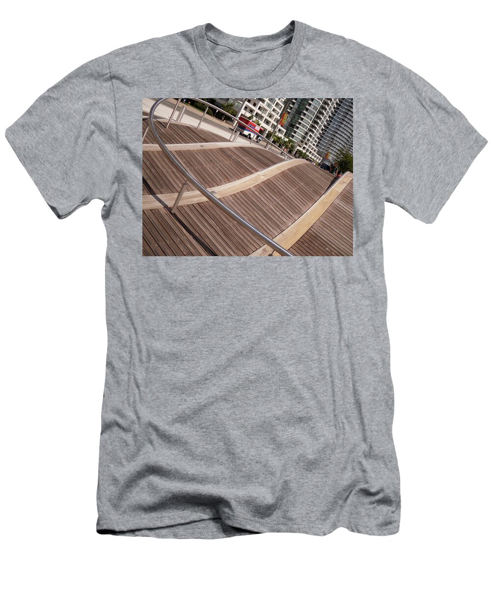 Marwan George Khoury T-Shirt featuring the photograph Toronto's Harbourfront by Marwan George Khoury