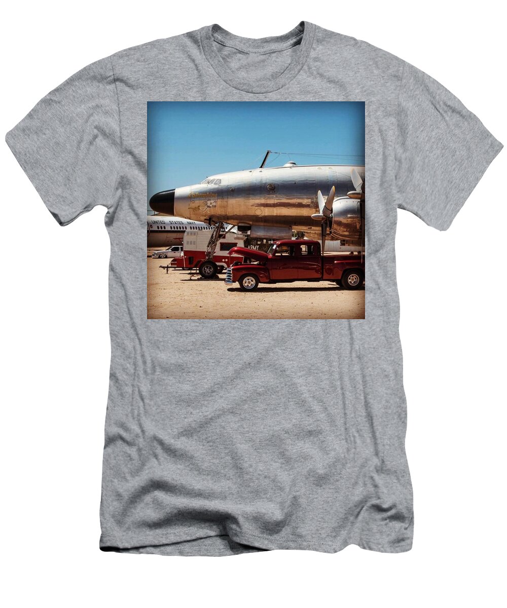 Arizona T-Shirt featuring the photograph Torque Fest Pima Air And Space Museum by Michael Moriarty