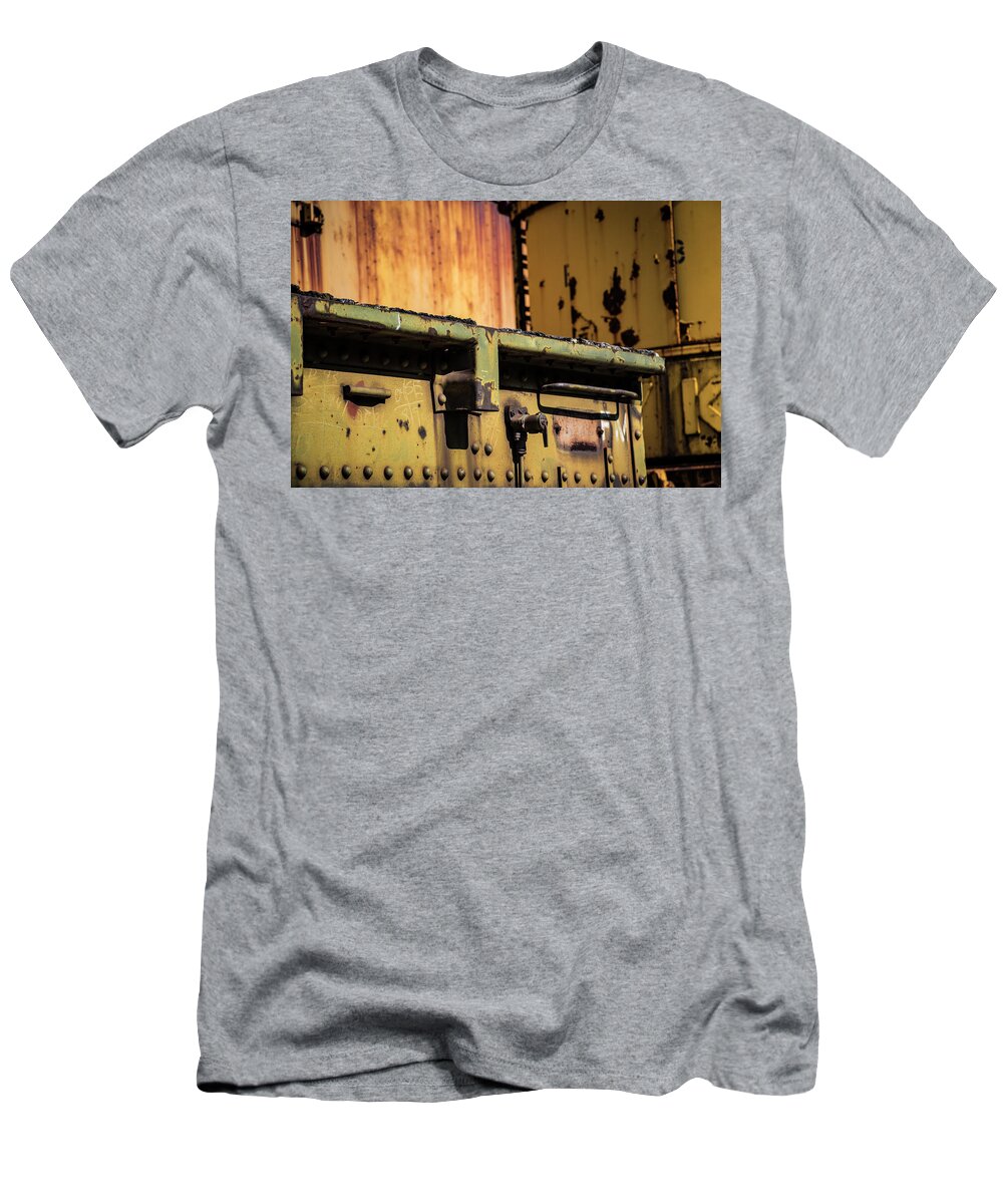 Railroad T-Shirt featuring the photograph Transport by Holly Ross