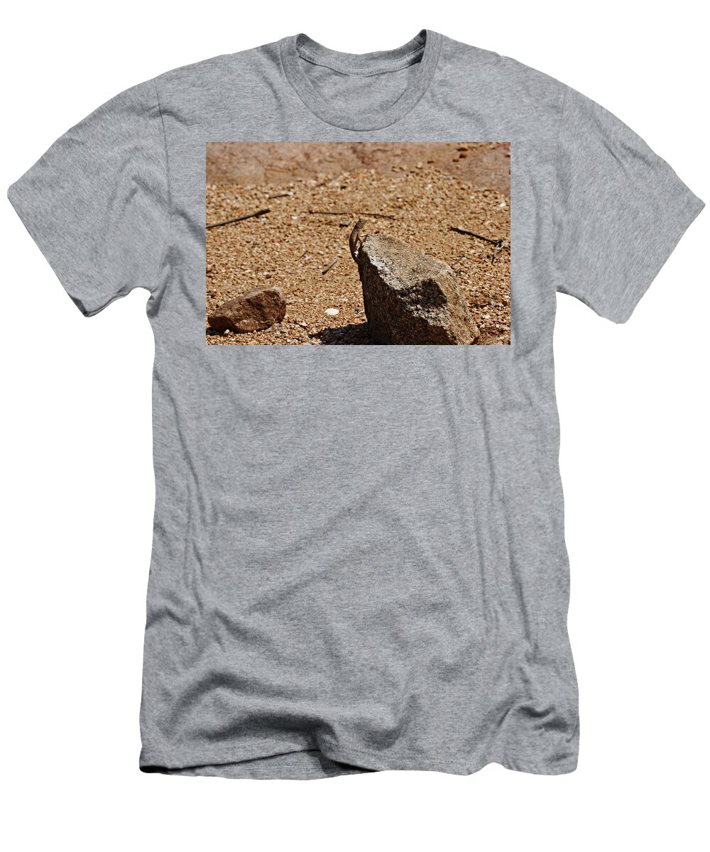 Lizard T-Shirt featuring the photograph Tough guy by James Smullins