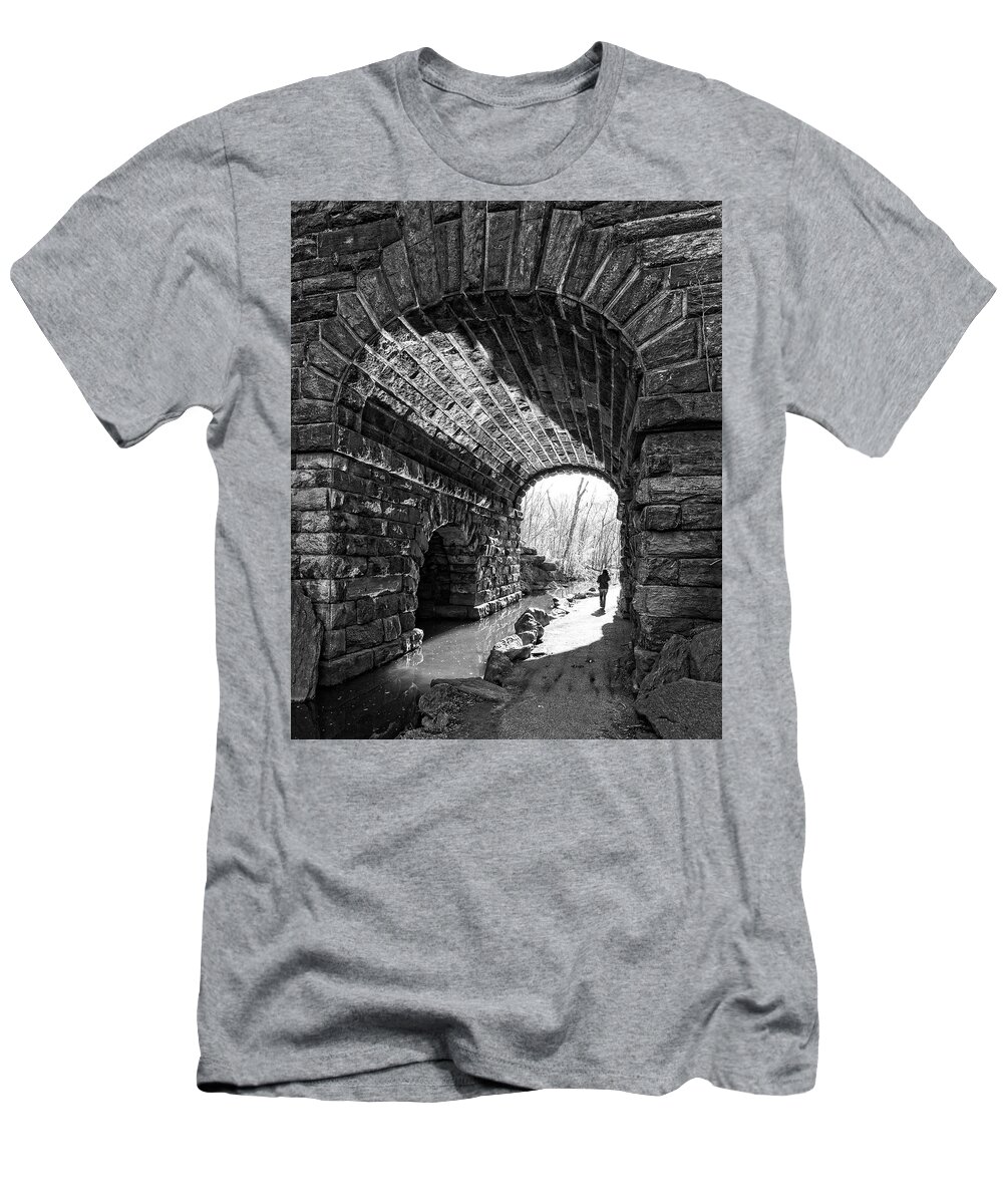 Tunnel T-Shirt featuring the photograph Tunnel Vision by Alan Raasch