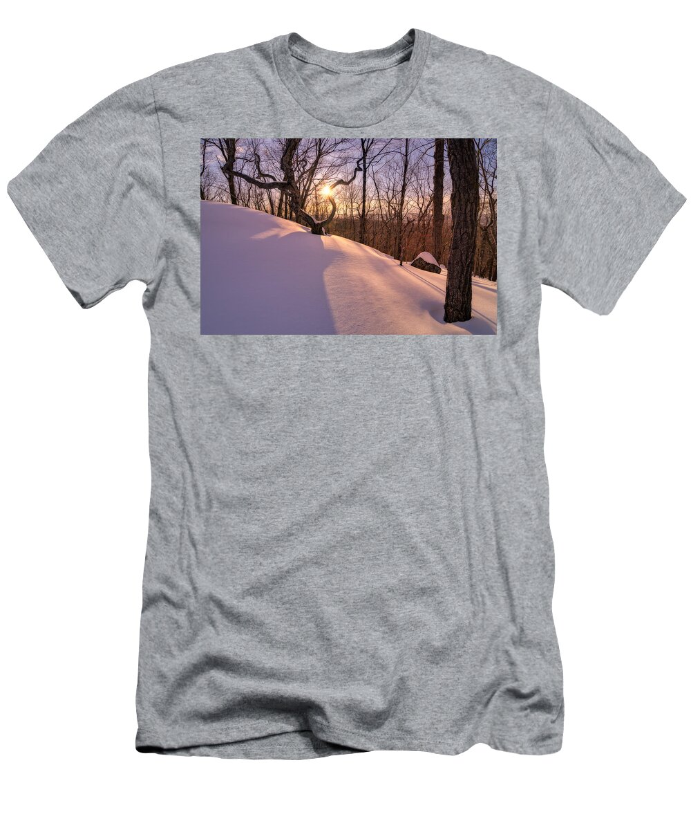 Crescent Lake T-Shirt featuring the photograph Unbroken Trail by Craig Szymanski