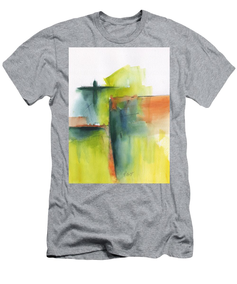 Beginnings T-Shirt featuring the painting Beginnings by Frank Bright