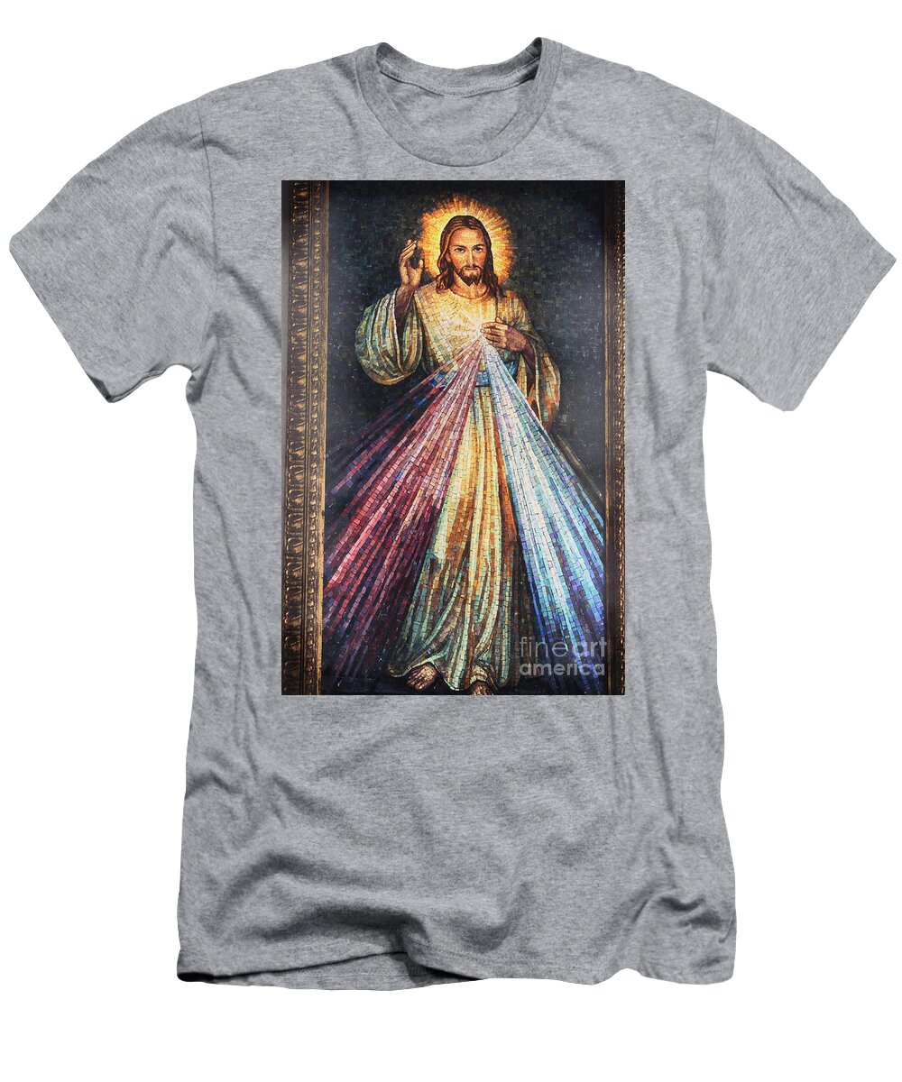 Divine Mercy T-Shirt featuring the photograph Unfathomable Divine Mercy by Davy Cheng