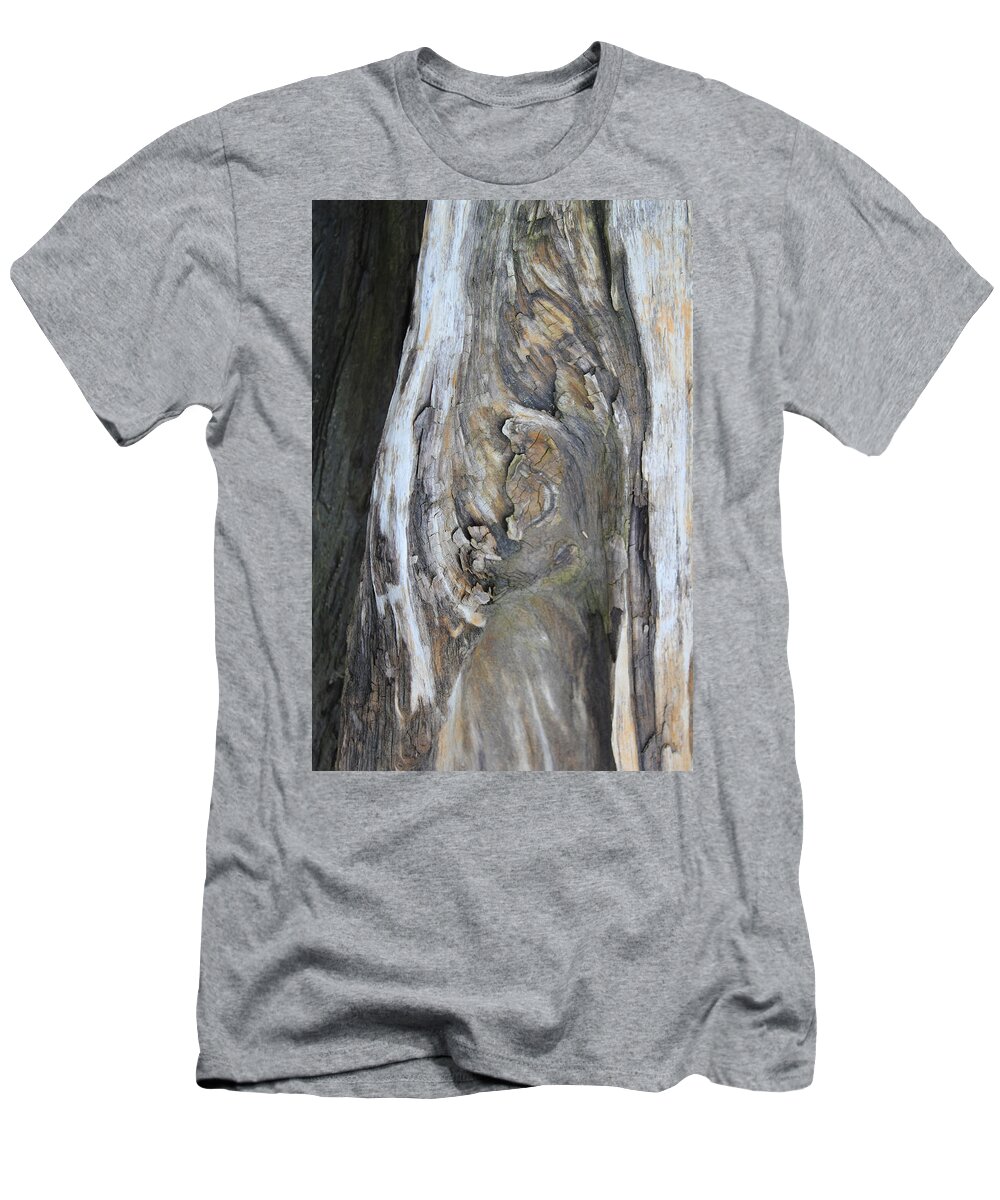 Tidal T-Shirt featuring the photograph Untitled V - Tidal Wood by Annekathrin Hansen
