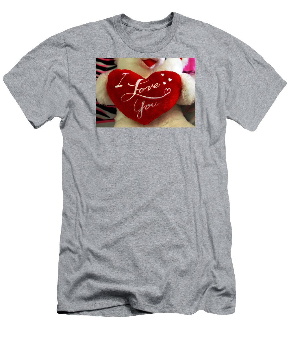 Valentine's T-Shirt featuring the photograph Valentine's Day decoration by Karl Rose