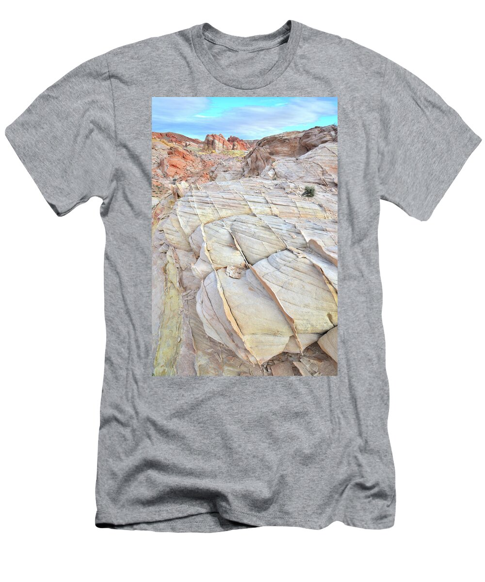 Valley Of Fire State Park T-Shirt featuring the photograph Valley of Fire Sandstone by Ray Mathis