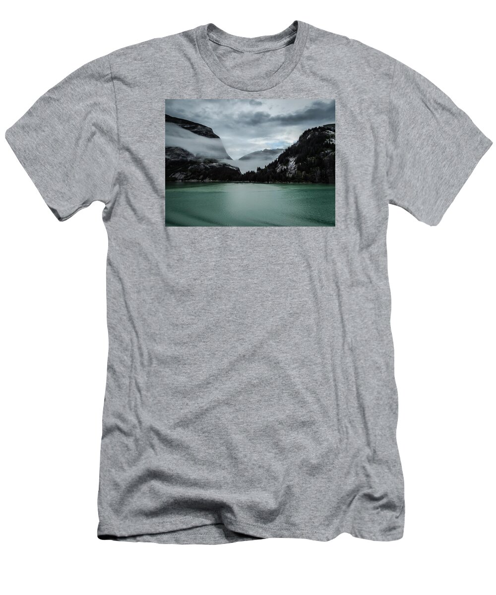 Alaska T-Shirt featuring the photograph Veiled by Pamela Newcomb