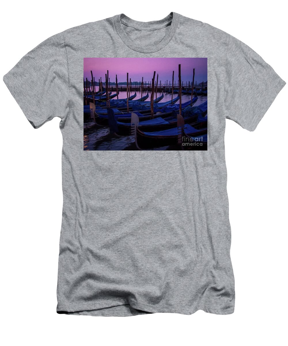 Venice T-Shirt featuring the photograph Venetian Dawn by Doug Sturgess