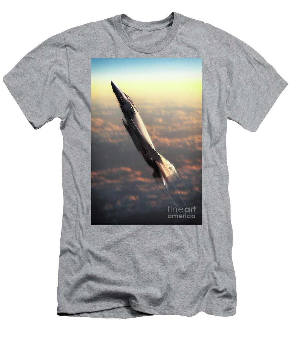 F4 Phantom T-Shirt featuring the digital art VF-301 Phantom by Airpower Art