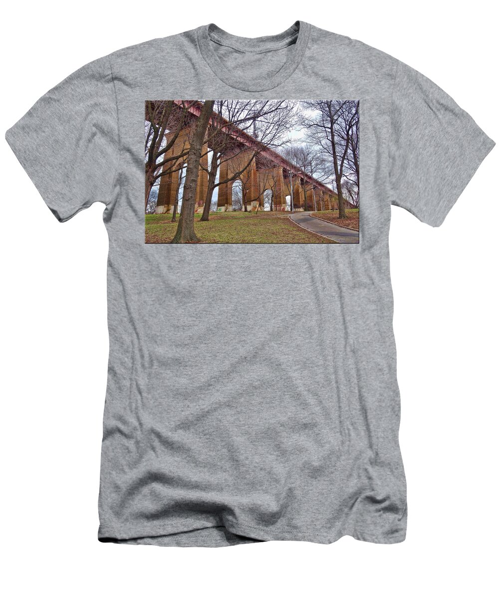 Viaduct T-Shirt featuring the photograph Viaduct by Mikki Cucuzzo
