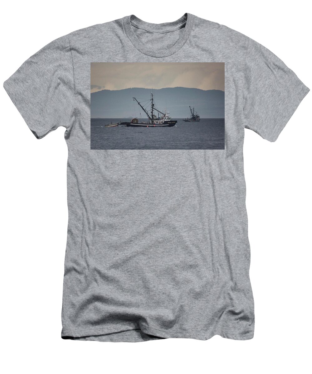 Viking Sunrise T-Shirt featuring the photograph Viking Sunrise by Randy Hall