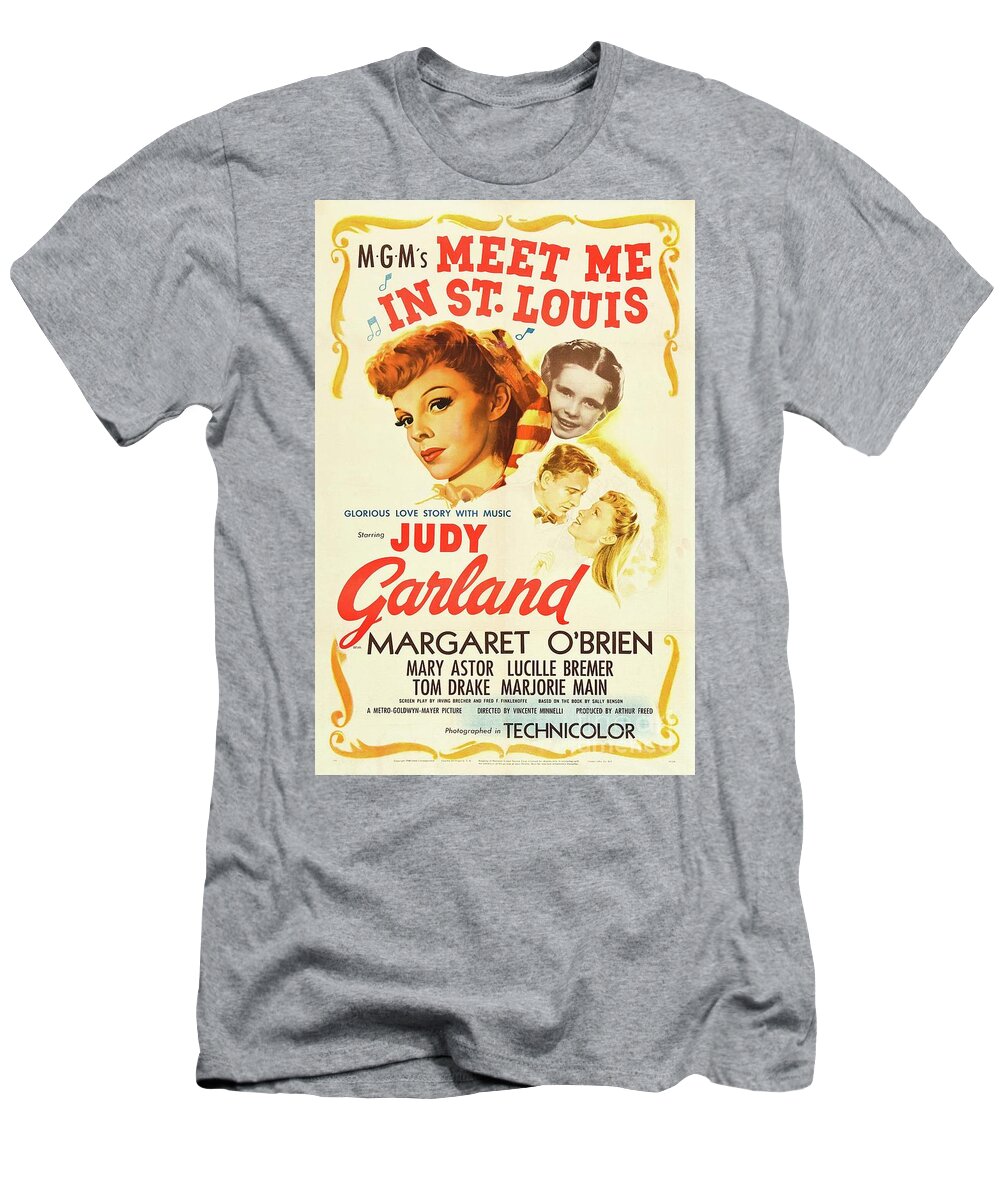 Vintage Classic Movie Posters, Meet Me in St. Louis T-Shirt by Esoterica  Art Agency - Pixels