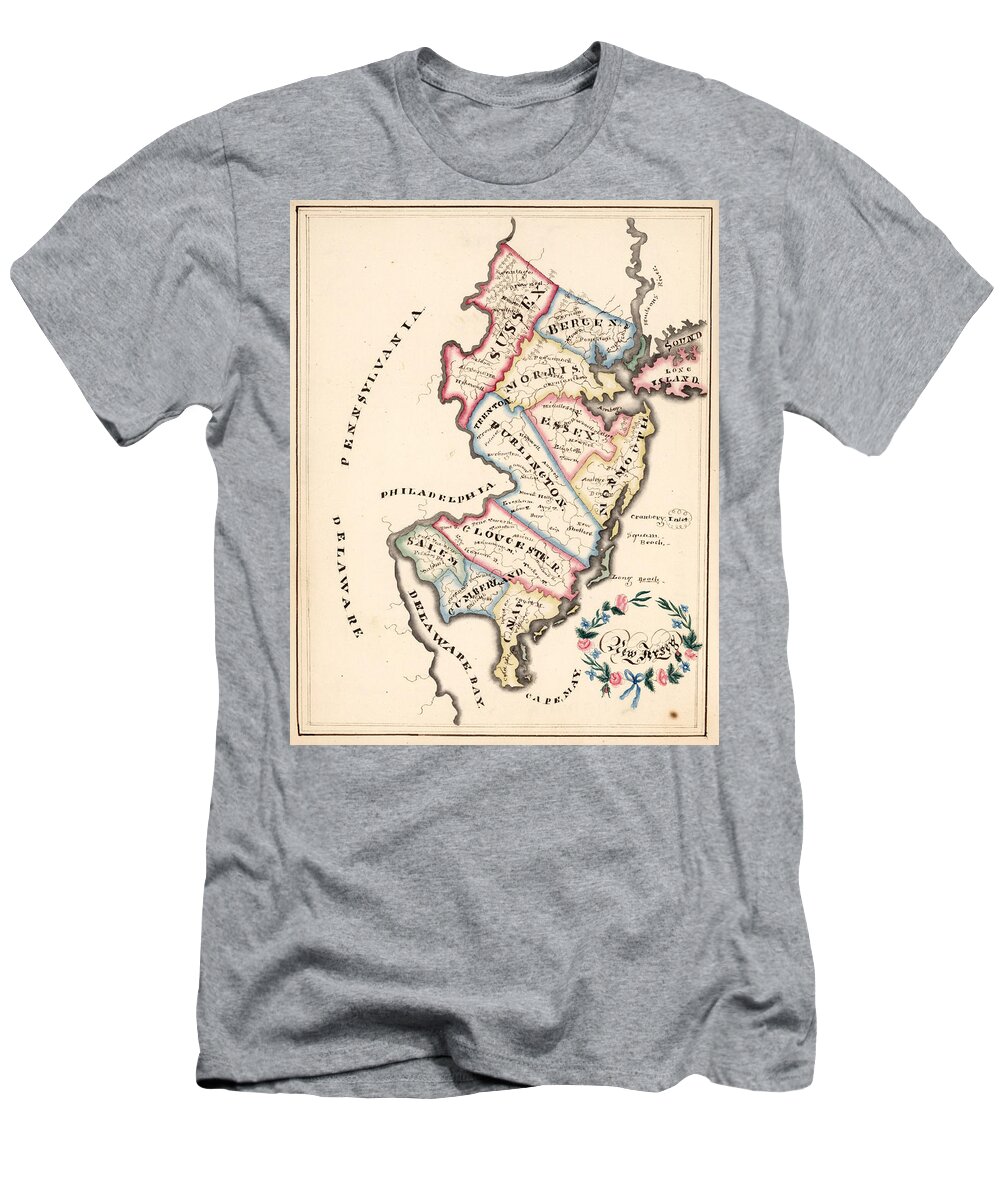 Vintage Map of New Jersey - 1819 Tote Bag by CartographyAssociates - Pixels