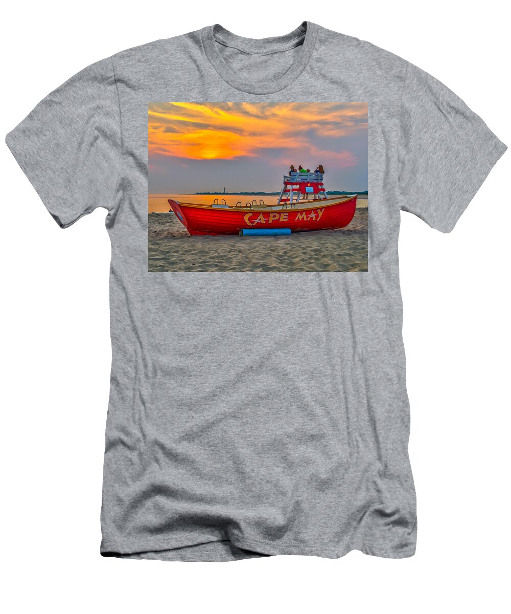 Sunset T-Shirt featuring the photograph Waiting for Sunset by Nick Zelinsky Jr