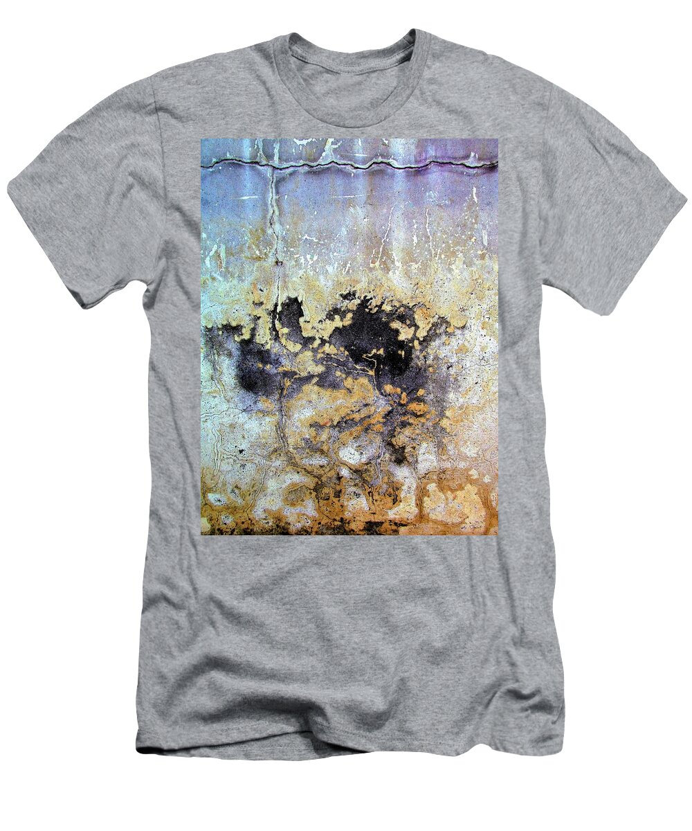 Texture T-Shirt featuring the photograph Wall Abstract 68 by Maria Huntley