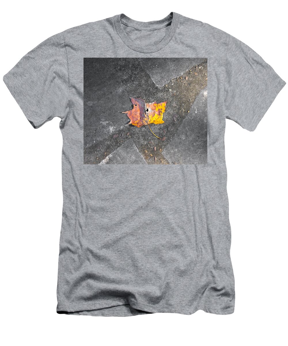 Single Leaf T-Shirt featuring the photograph Wasting Away by Sharon Popek