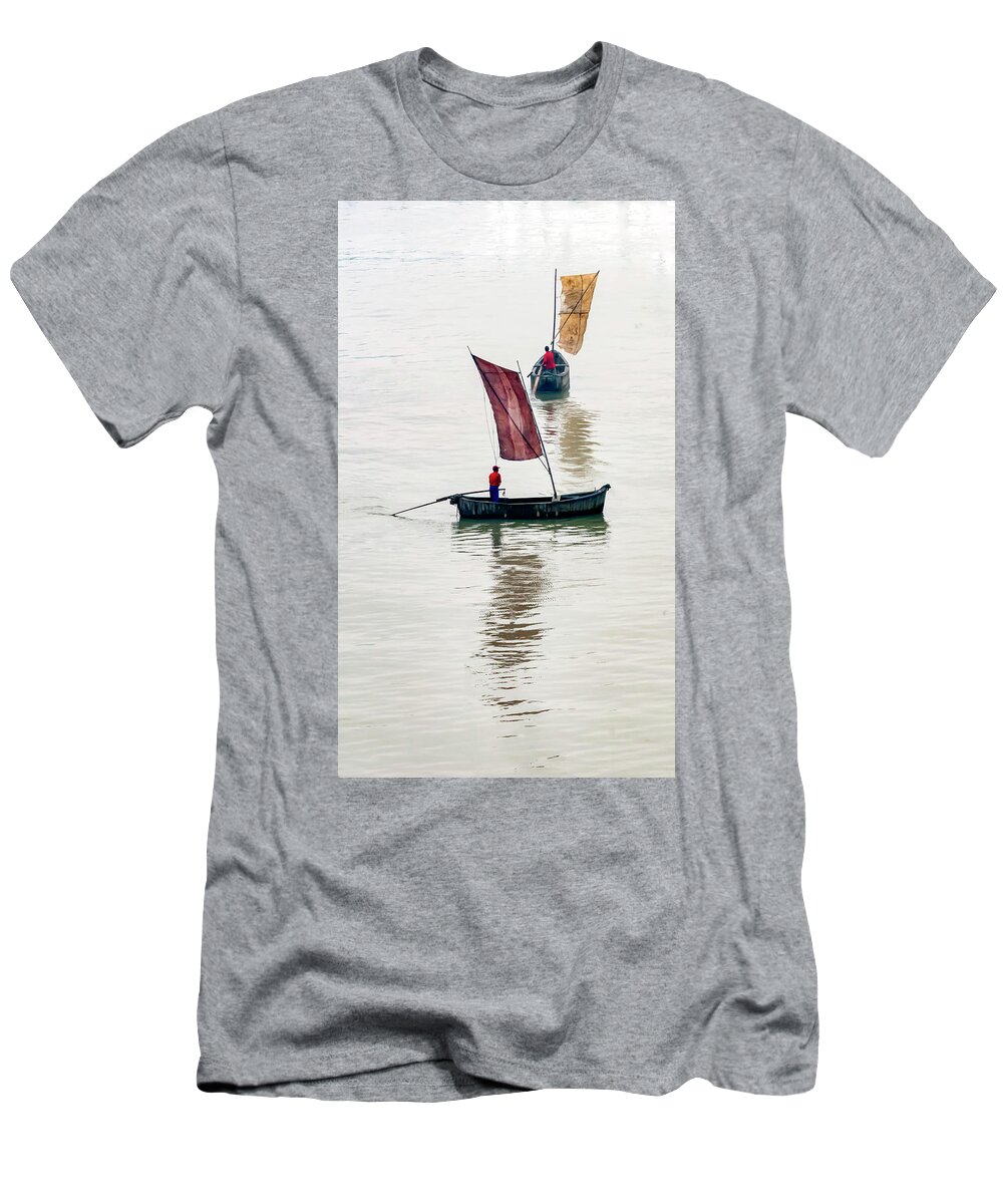 Asia T-Shirt featuring the photograph Watercolor. by Usha Peddamatham