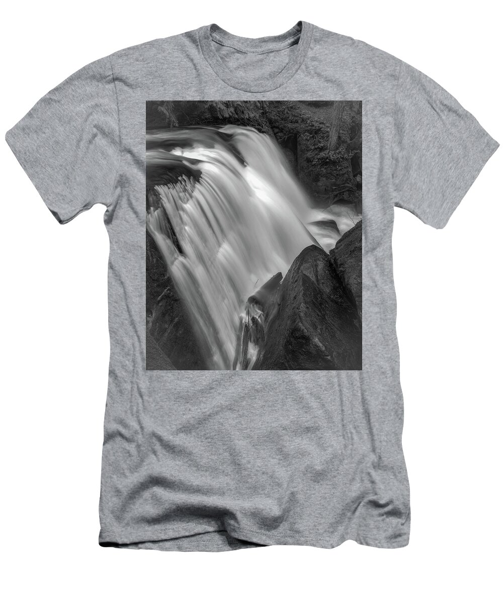 Waterfall T-Shirt featuring the photograph Waterfall 1577 by Chris McKenna