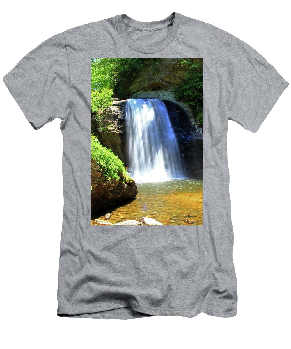 Waterfall T-Shirt featuring the photograph Waterfall by Richard Krebs