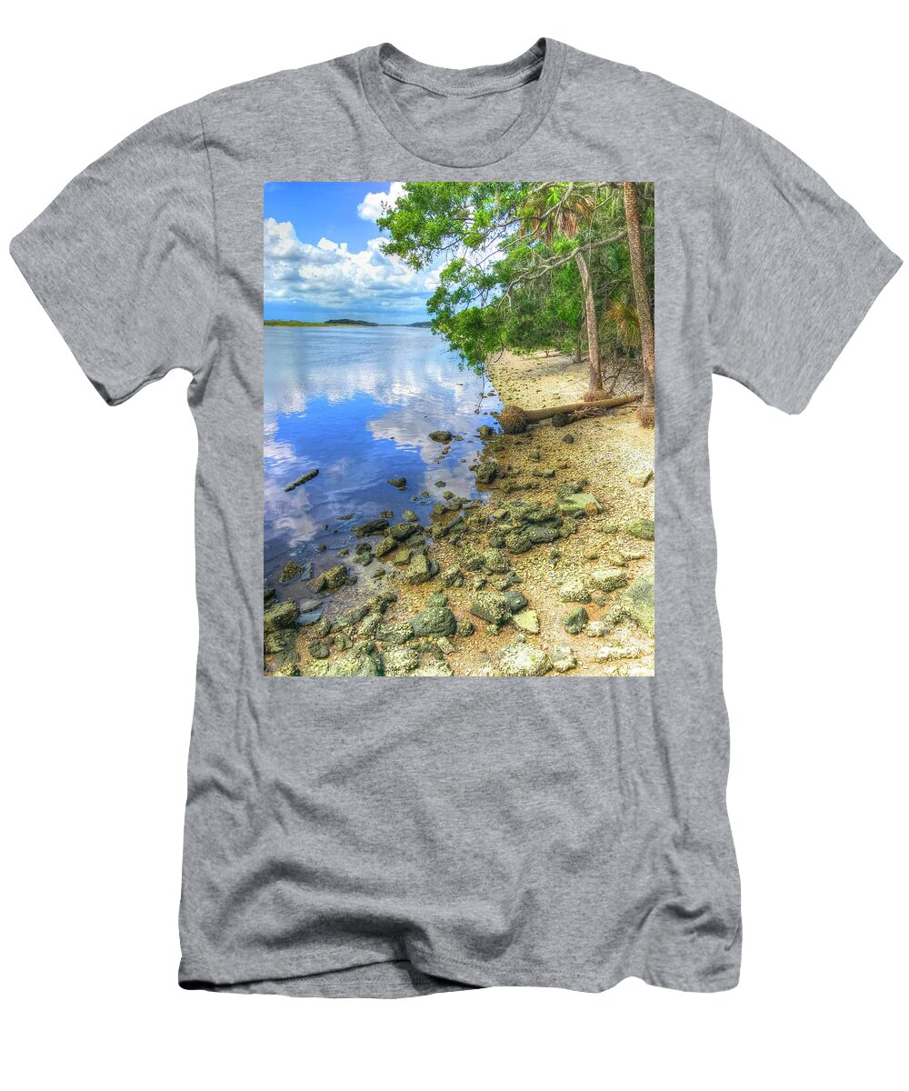Water T-Shirt featuring the photograph Water's Edge by Debbi Granruth