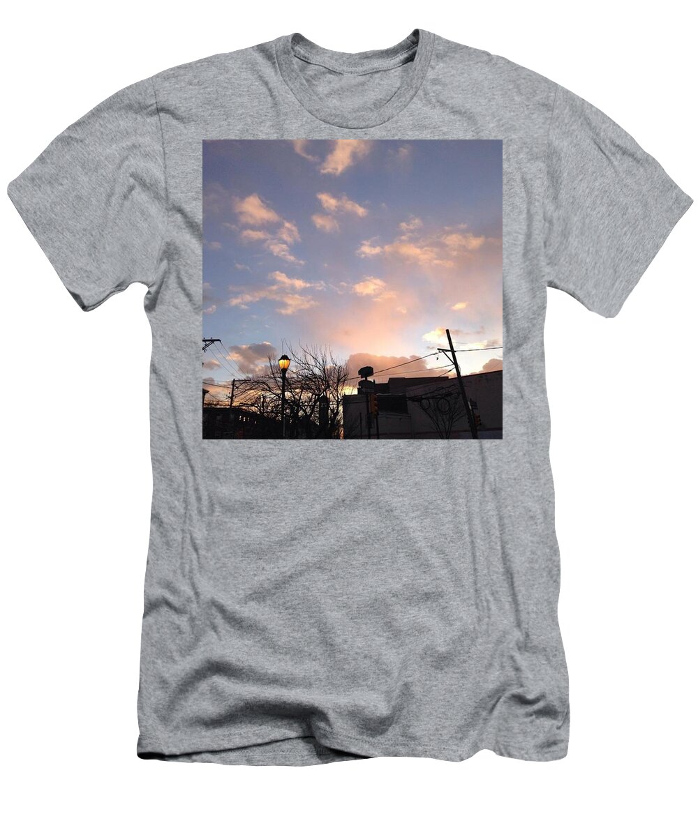 Philly T-Shirt featuring the photograph Dusk dust by Lindsay Poulin