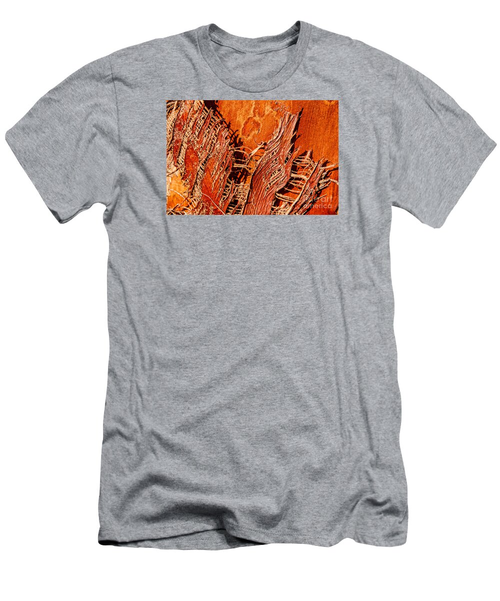 Abstracts T-Shirt featuring the photograph Weaver's Madness by Marilyn Cornwell