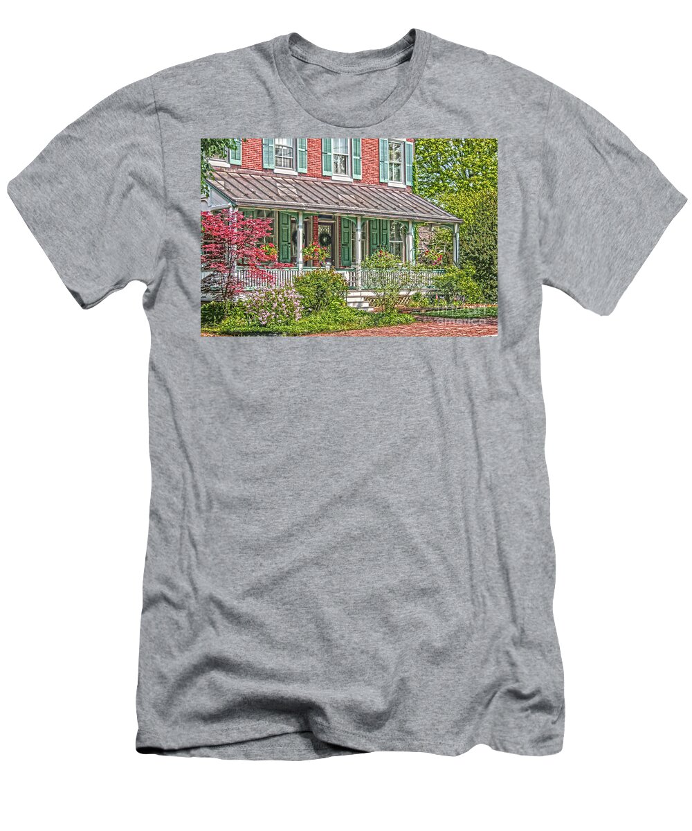 Brick T-Shirt featuring the photograph Welcome Spring by Sandy Moulder