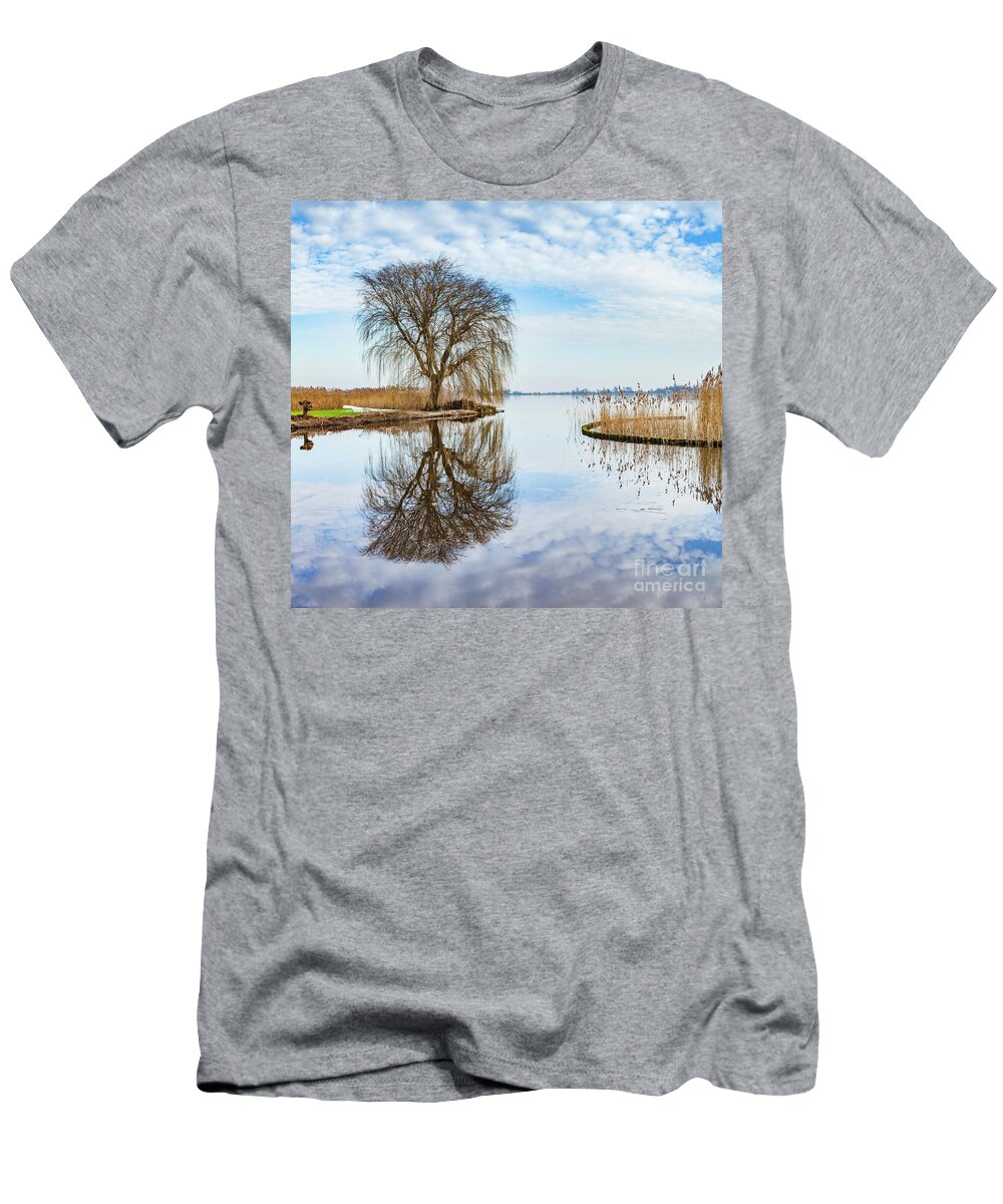 Weeping-willow T-Shirt featuring the photograph Weeping-willow-1 by Casper Cammeraat