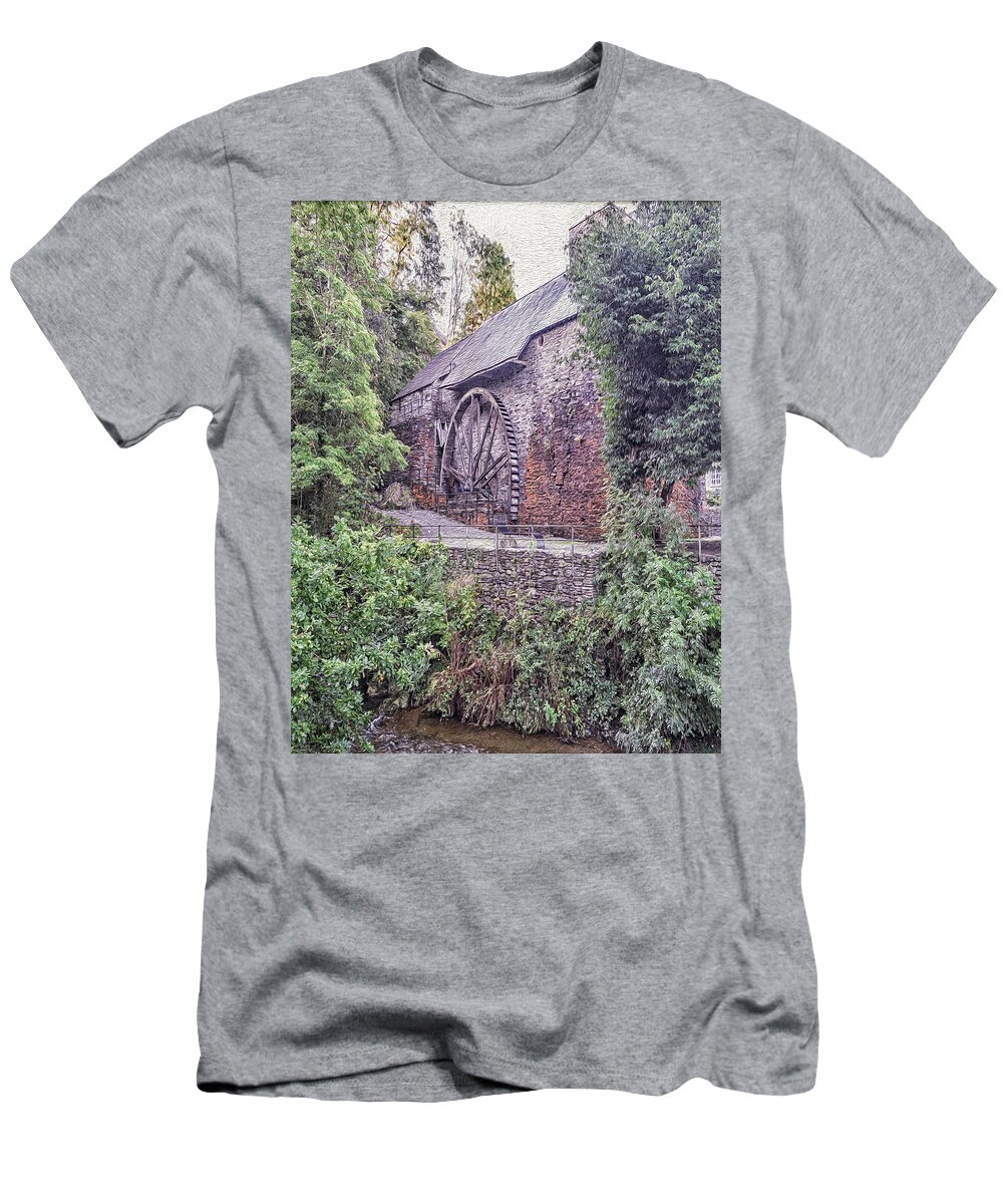 Mill T-Shirt featuring the photograph Welsh Mill by R Thomas Berner