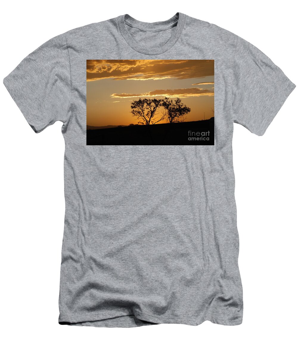 Sunset T-Shirt featuring the photograph Western Sunset by Jim Goodman