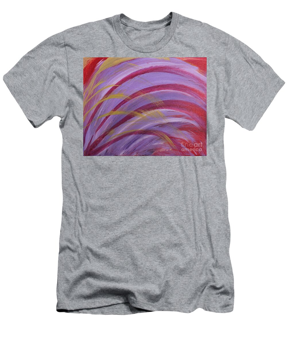 Wheat T-Shirt featuring the painting Wheat by Sarahleah Hankes