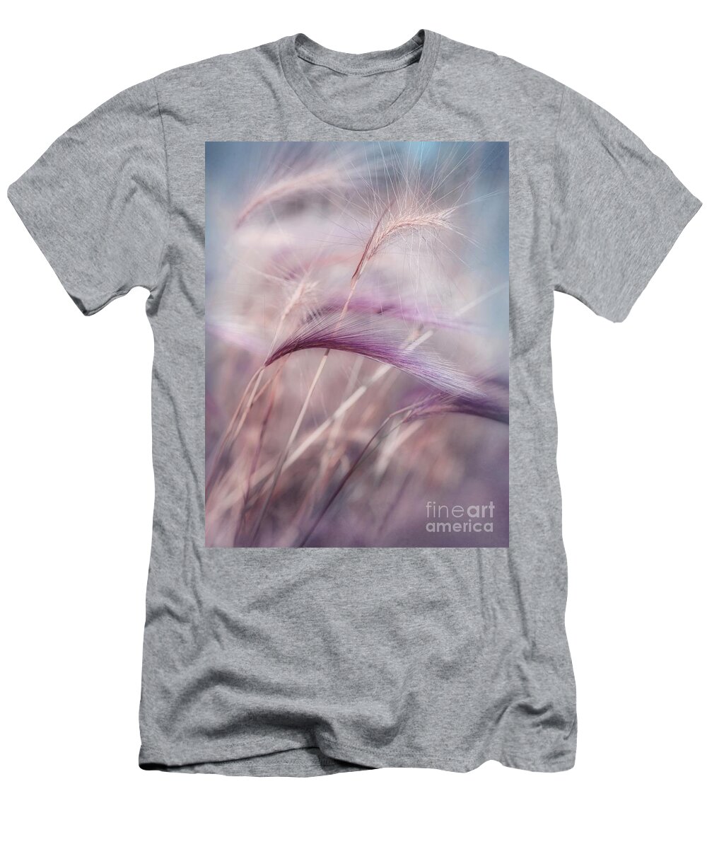 Barley T-Shirt featuring the photograph Whispers In The Wind by Priska Wettstein